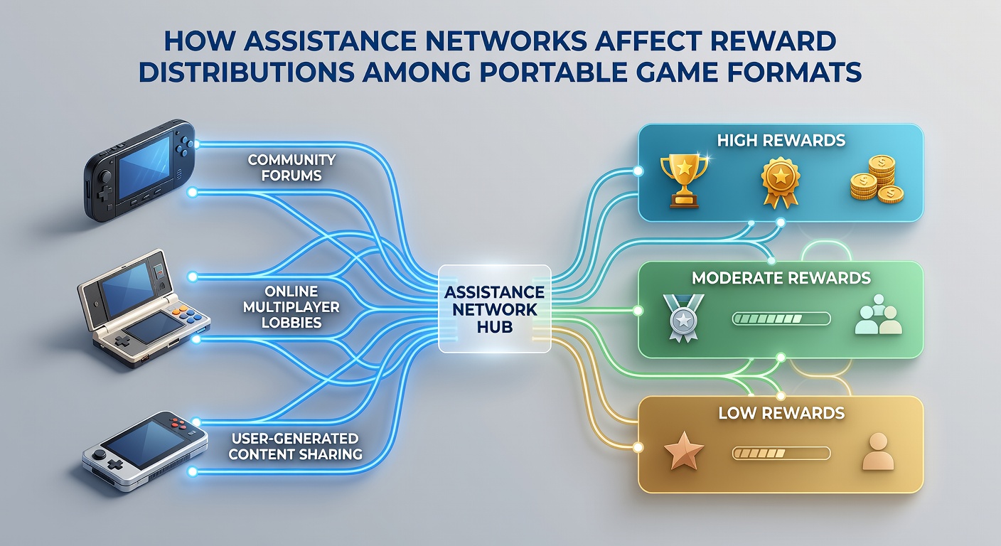 Analyse von Belohnungsflüssen zwischen mobilen Spielvarianten und Unterstützungsnetzwerken