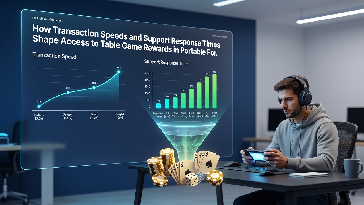 Support-Dashboard mit Reaktionszeiten und mobilen Transaktionsprotokollen für Tischspiele