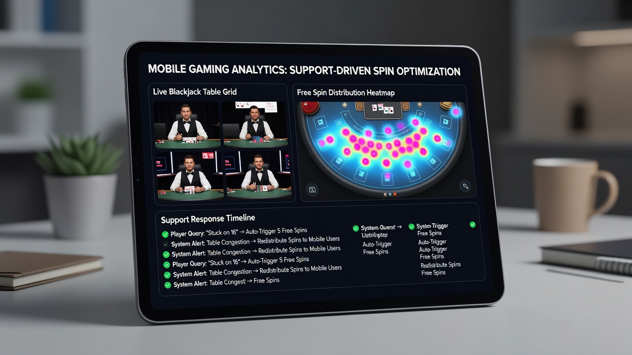Mobile Live-Blackjack-Sitzungen und Support-Einfluss auf Bonusverteilungen